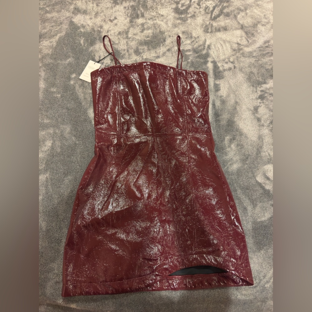 Cider Burgundy Shimmer Dress